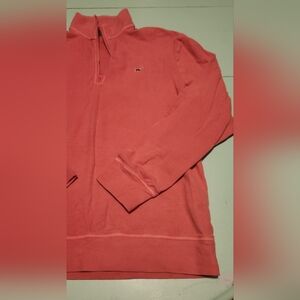 Vineyard Vines Women's Pink Zip-Up Sweater